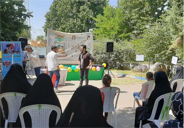 تئاتر خیابانی با موضوع انتخابات در نظرآباد اجرا شد.
