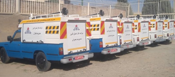 آماده سازی 6 خودروی مدیریت بحران در شرکت گاز استان البرز