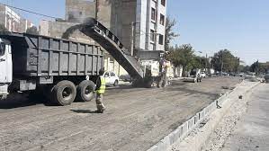 ۱۰ هزار مترمربع از معابر محله دولت در منطقه ۹ کرج بهسازی شد