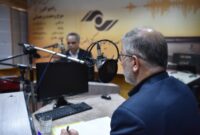 نماینده عالی دولت در استان البرزدربرنامه زنده رادیویی البرز