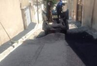 اجرای ۲۷۰۰ متر مربع روکش آسفالت در خیابان عمویی اجرای ۲۷۰۰ متر مربع روکش آسفالت در خیابان عمویی