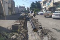 عملیات لوله گذاری خیابان اسلامی انجام شد