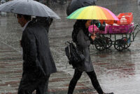هشدار هواشناسی به بارش باران در برخی از استان ها