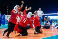 پیروزی تیم ملی والیبال نشسته بانوان ایران در دومین دیدار