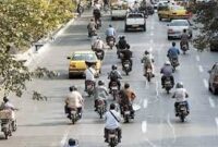ممنوعیت تردد موتورسیکلت ها در راه های بارانی البرز