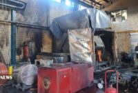 انفجار کوره رزین در شهرک صنعتی سپهر نظر آباد