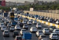 آخرین وضعیت ترافیکی در آزاد راه کرج – تهران یکم تیر