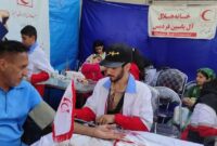 بهره مندی بیش از ۷ هزار نفر از خدمات رایگان هلال احمر