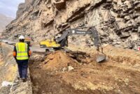 نصب قطعات گالری خوزنکلا در محور کرج کندوان آغاز شد
