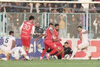 کریم باقری در همین بازی اول پرسپولیس خلع سلاح شد