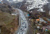 بارش برف، مه‌گرفتگی و مسدودی محور‌های شریانی در کشور