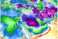 تکذیب یخ زدن ایران و خاورمیانه